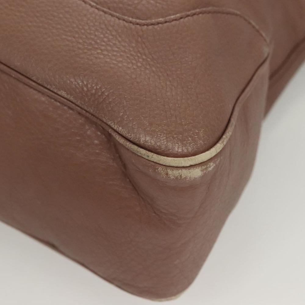 GUCCI Bamboo Hand Bag Leather 2way Pink Gold 282345 Auth ep9020 - Picture 11 of 16